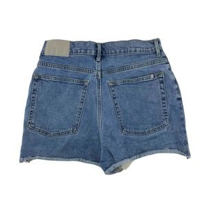 Everlane Jean Shorts Size 27 Way High Women Denim Zip Fly Cotton Blend H50
